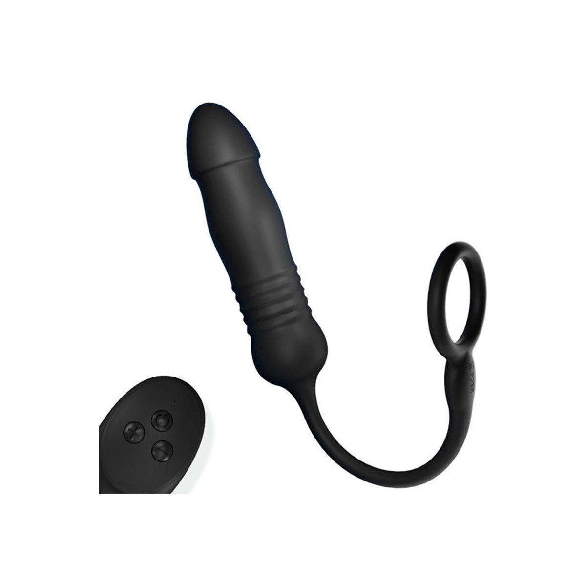 Telescoopvibrator met Cockring
