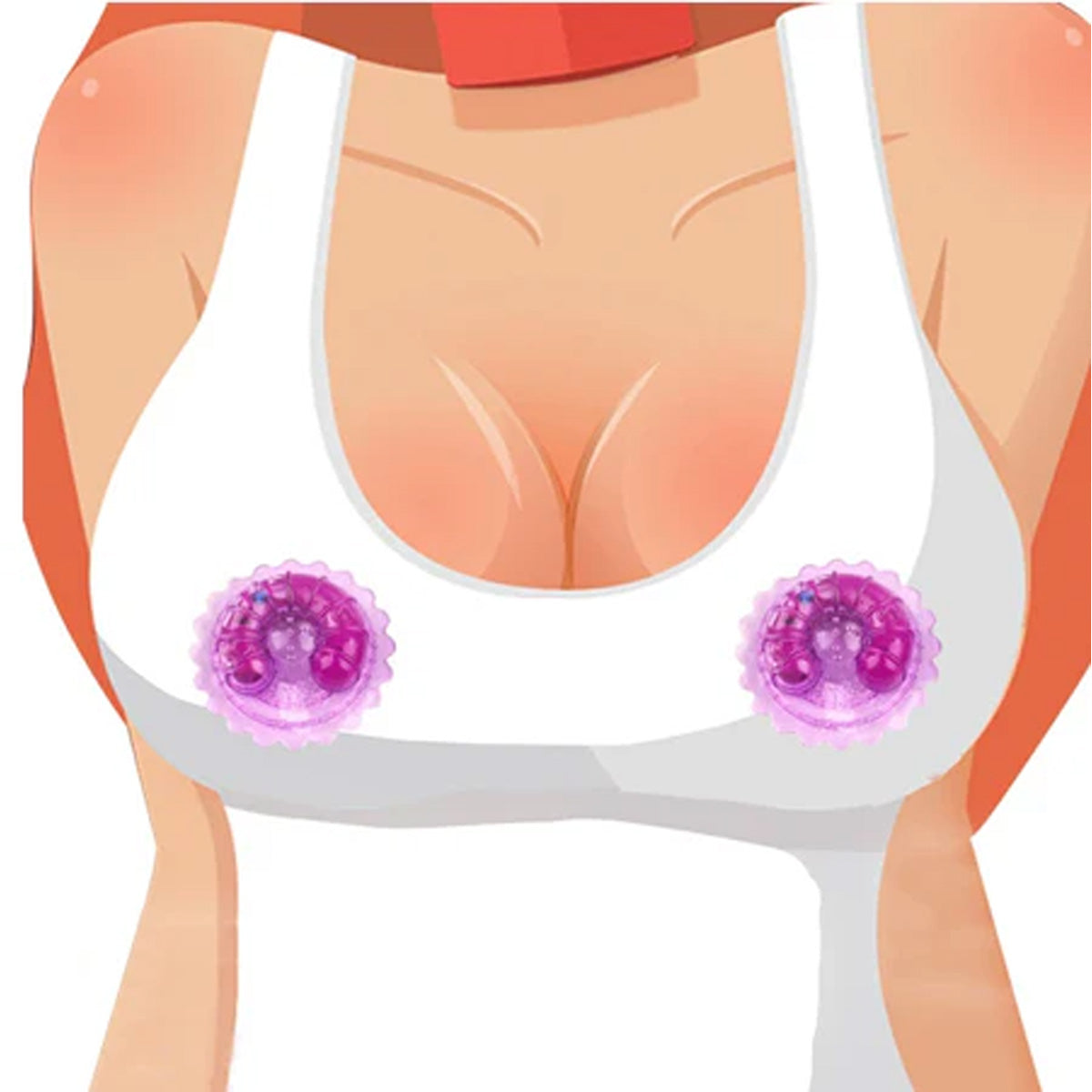 Tepel Vibrators (2 stuks)