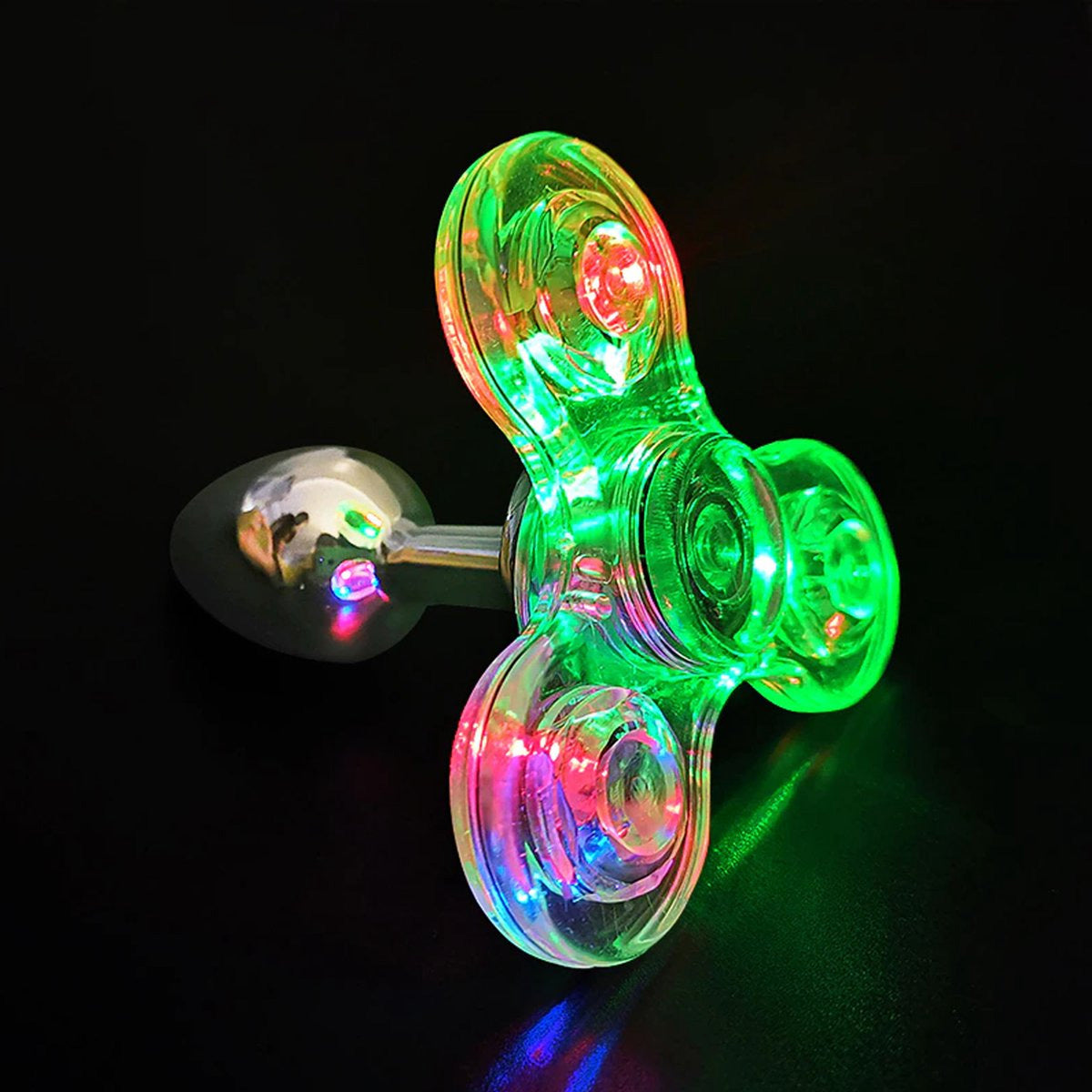 Buttplug LED Fidget Spinner