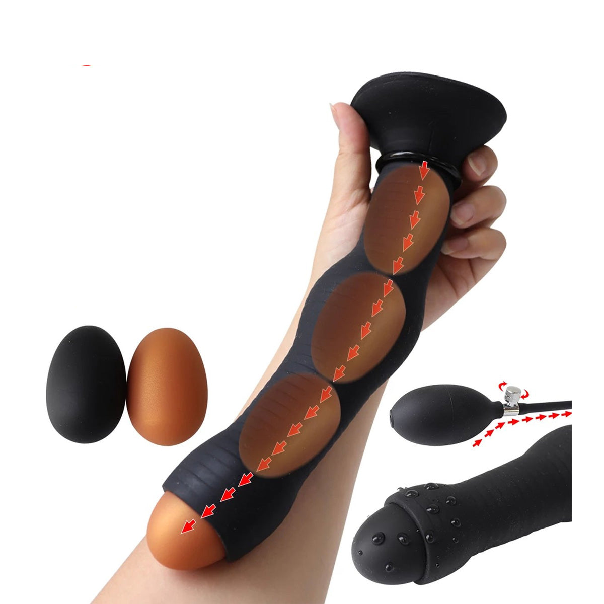 Buttplug Inclusief Anaal Ei