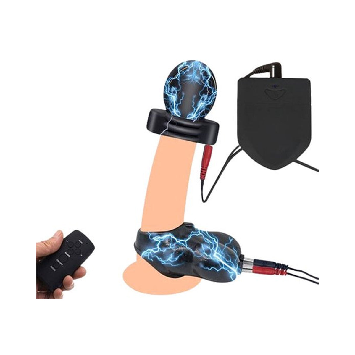 E-stim Eikel en Scrotum