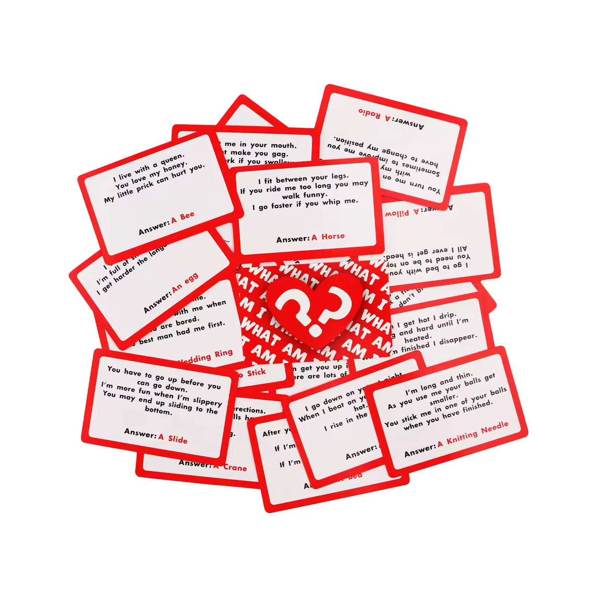 Erotisch Kaartspel 'Wat Ben Ik?'