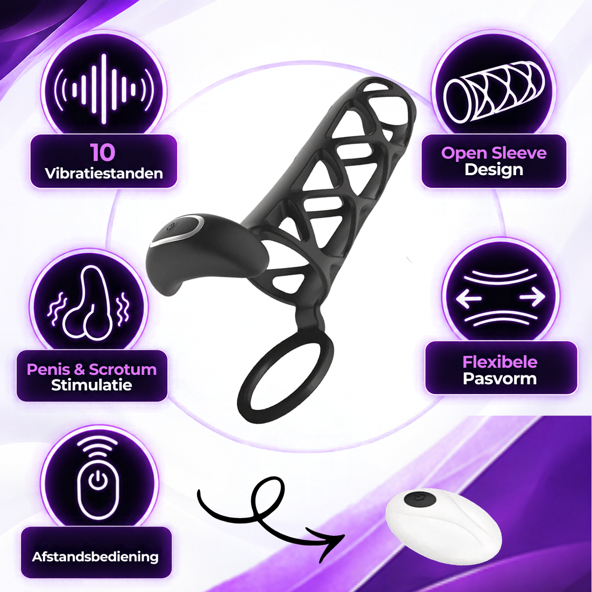 Scrotum and Penis Ring Vibrator