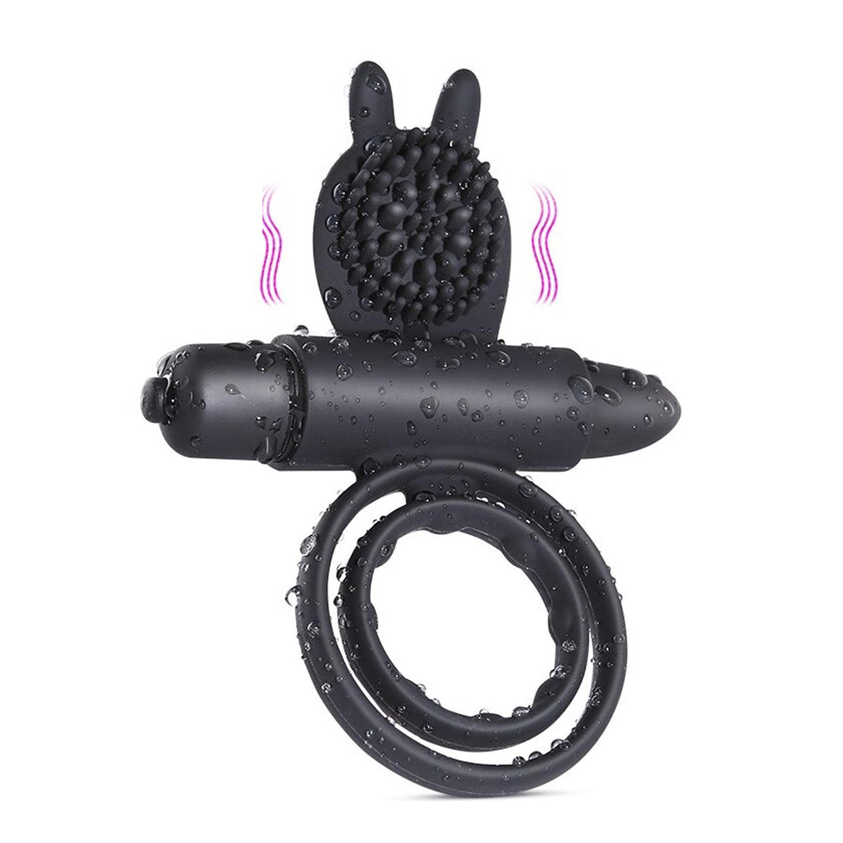 Vibrerende Cockring + Clitorisstimulator