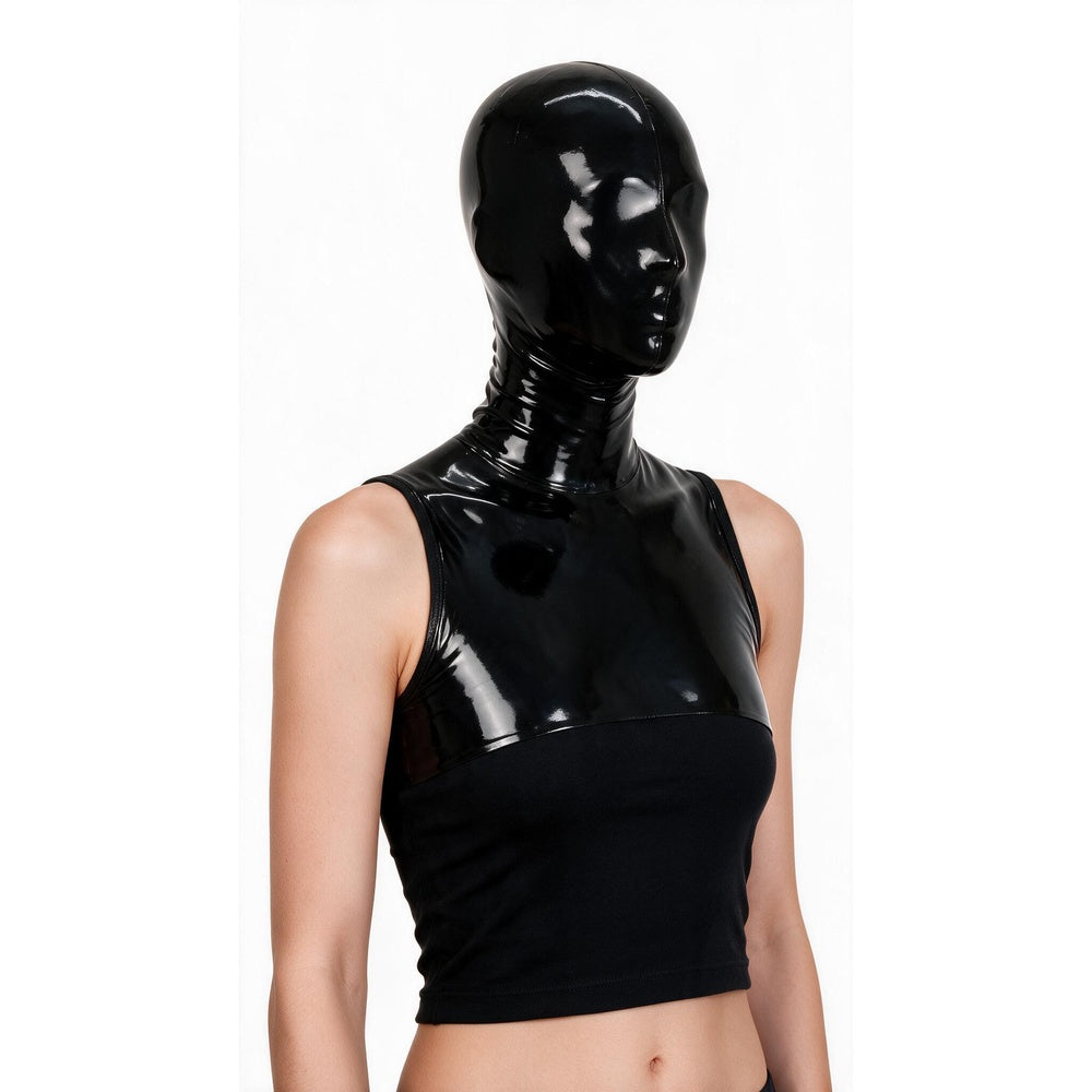Latex Fetisj harnas Masker met Neusbuizen