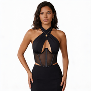 Cross Halter Top