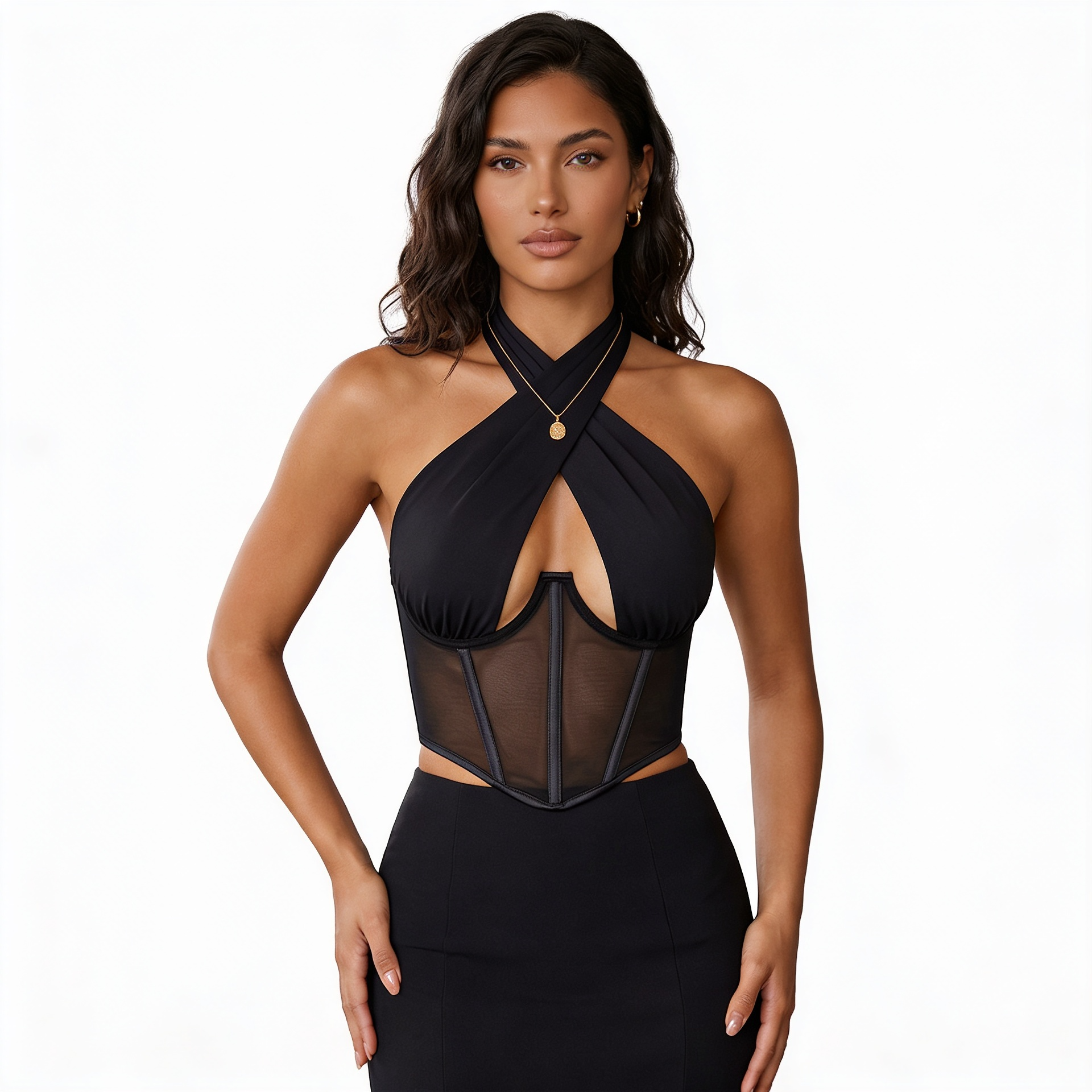 Cross Halter Top