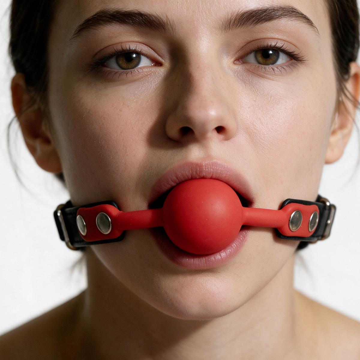 Gag Bal Silicone Rood