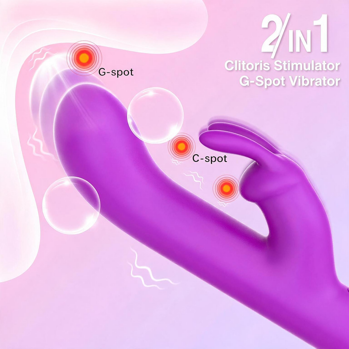 Clitoris en G-spot vibrator