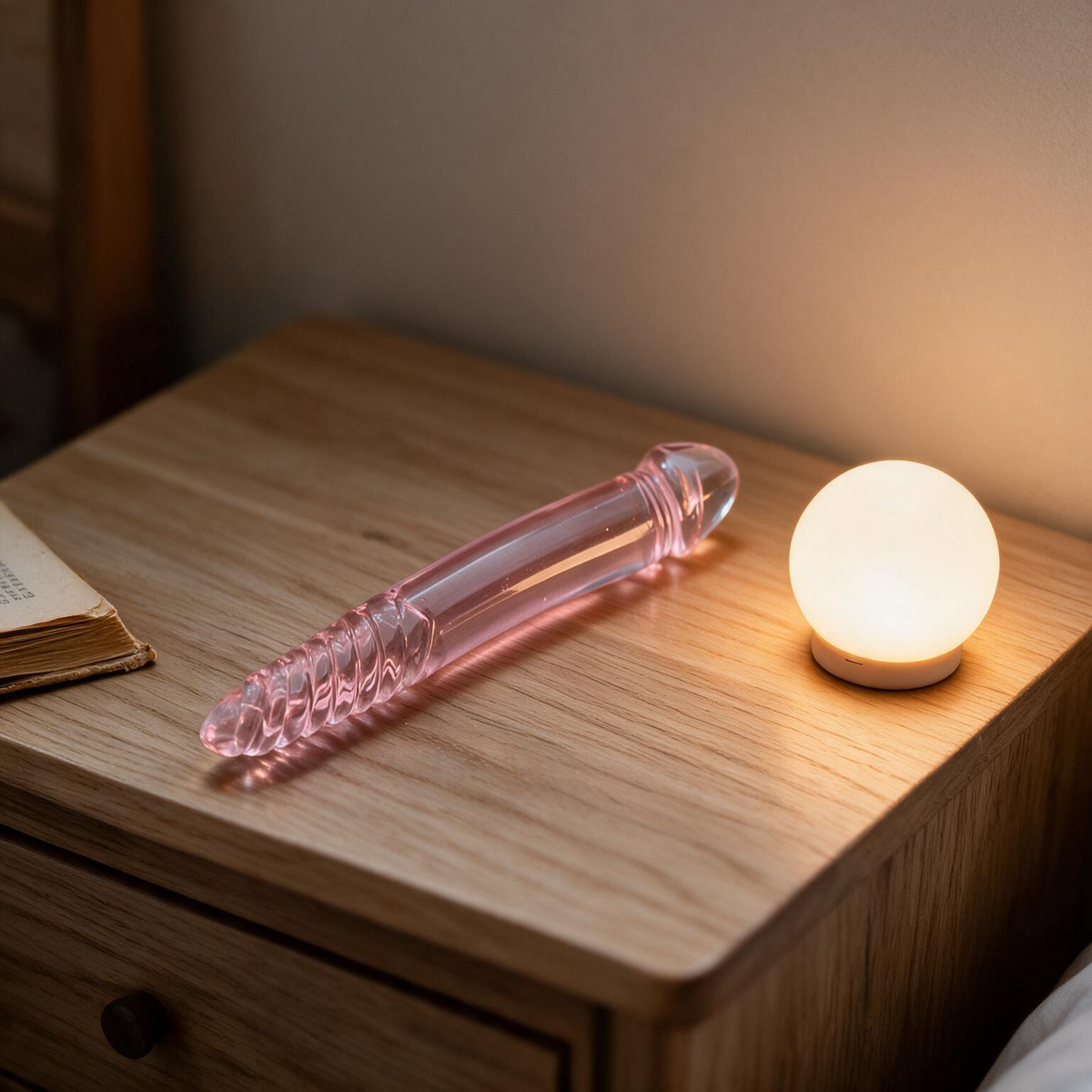 Grote glazen buttplug dildo