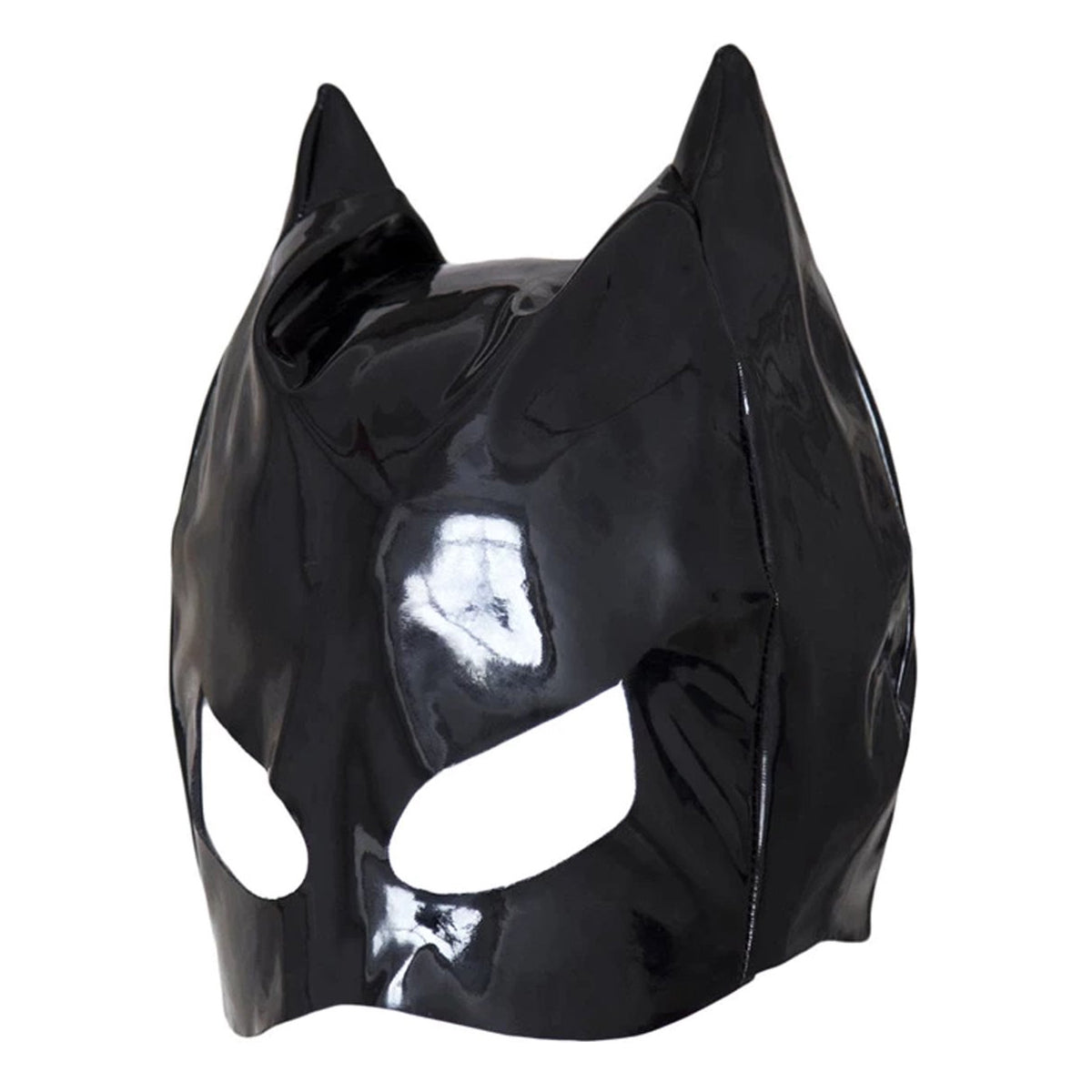 Latex Wetlook Seks Masker Kat