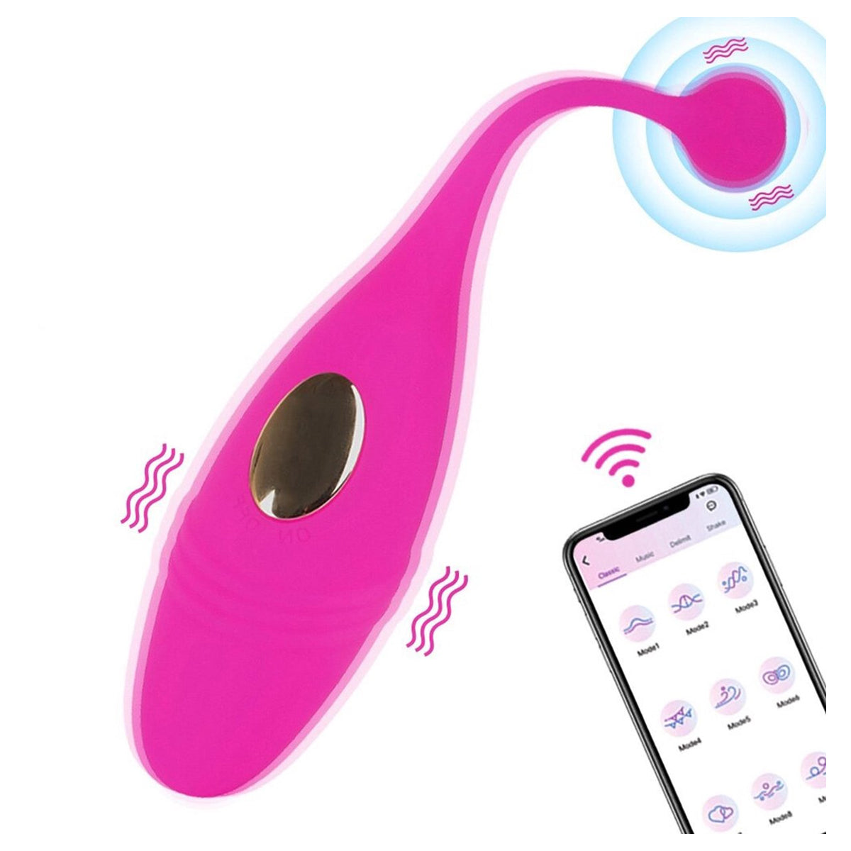 Bluetooth Vibrator G-spot en Clitoris