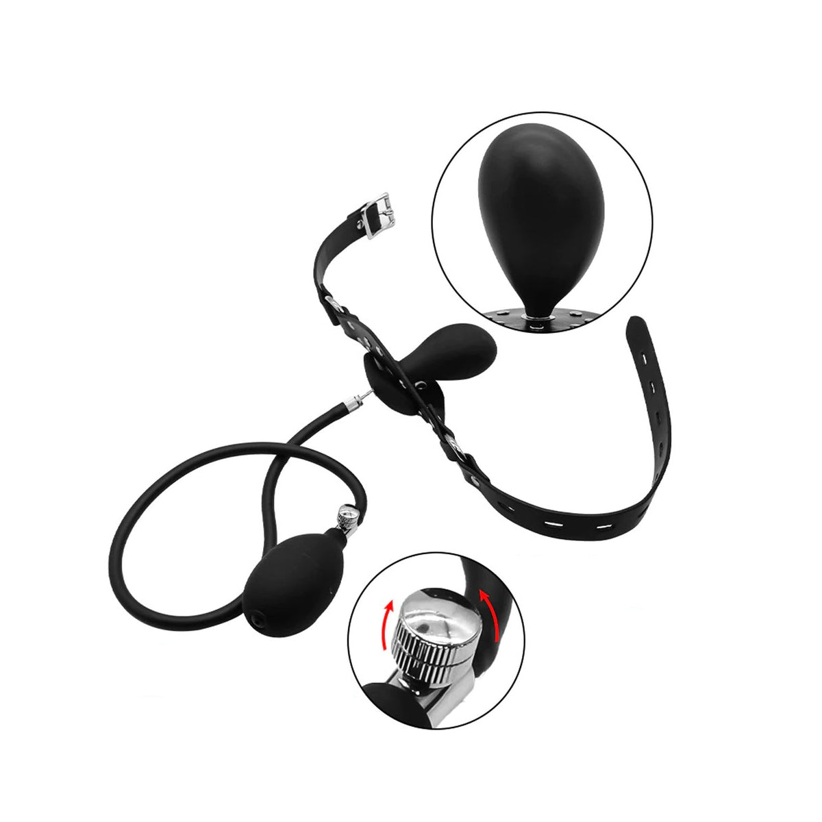 Opblaasbare Gag Bal Met Slot