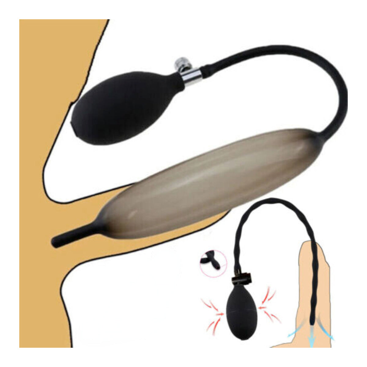 Opblaasbare Penisplug