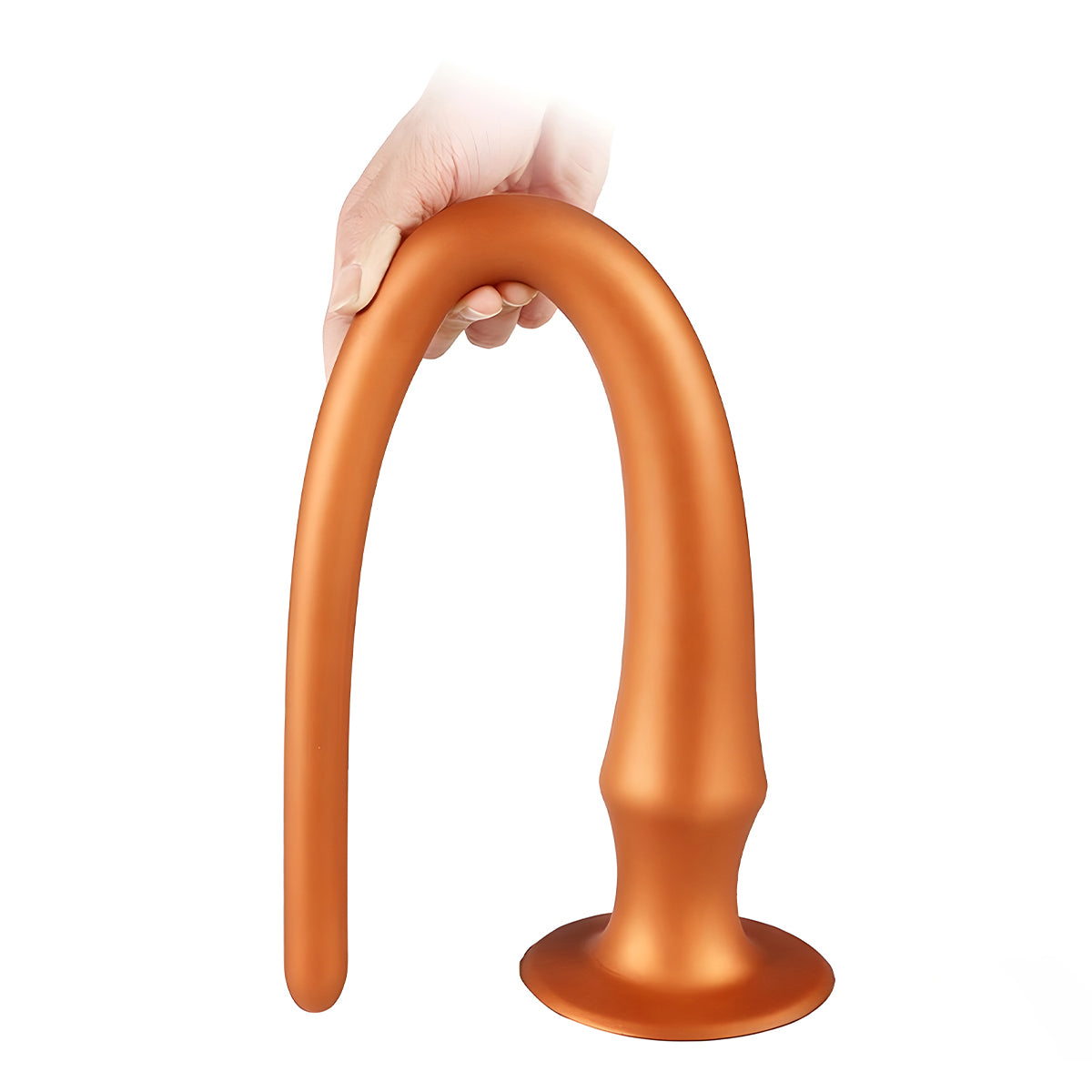 Flexibele lange buttplug