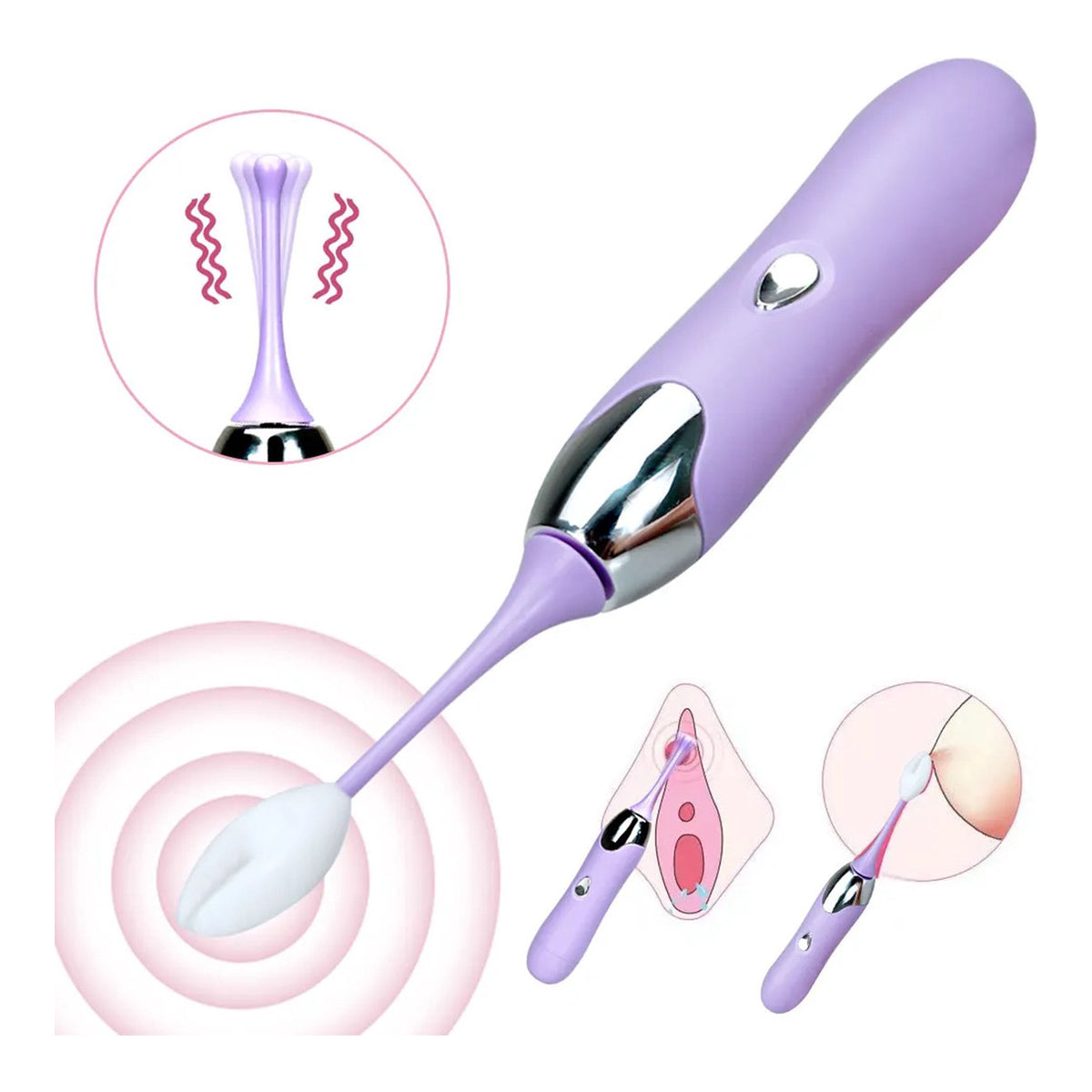 G-Spot En Tepelvibrator Staaf