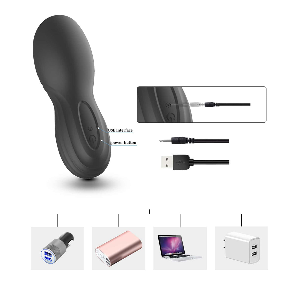 Masturbator USB Oplaadbaar