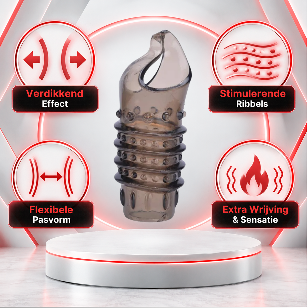 Penis Sleeve Ribbels (Verdikkend)