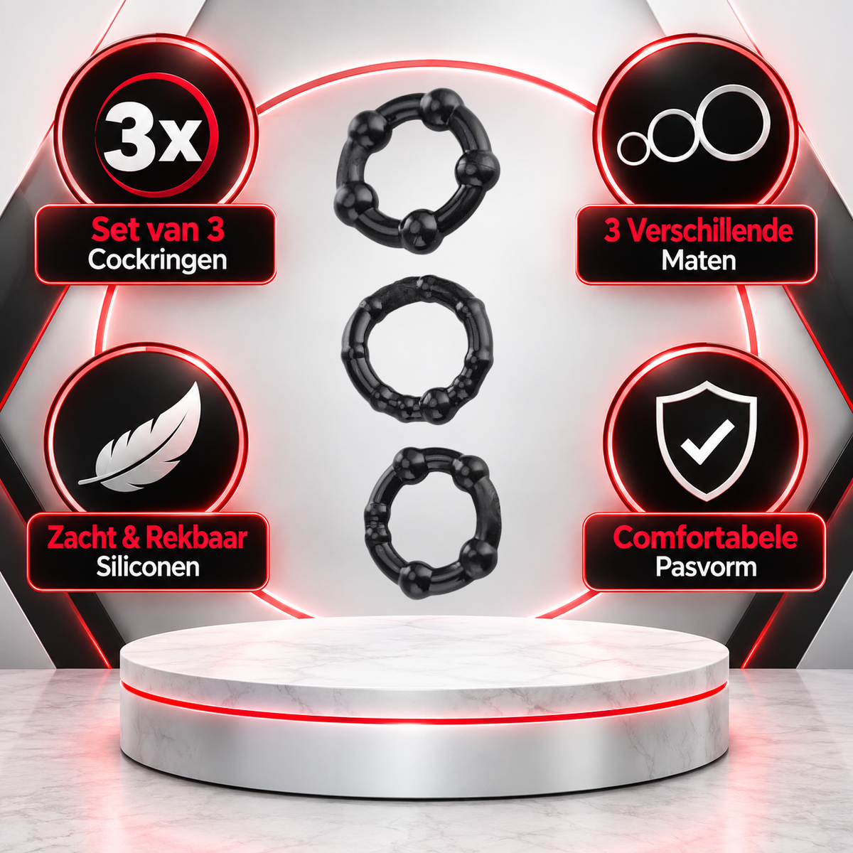 Cockring Set Van 3