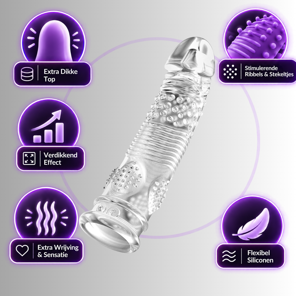 Transparante Penis Sleeve