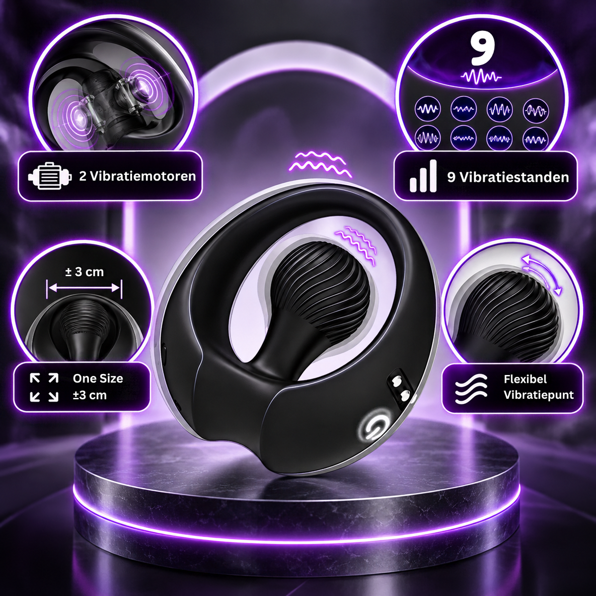 Cockring vibrator