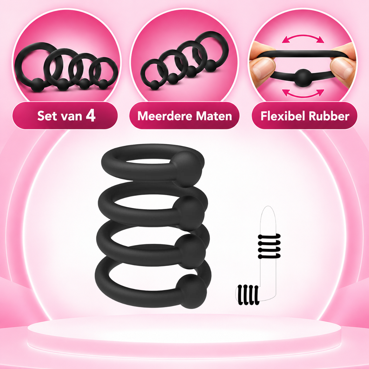 Cock Ring Set of 4