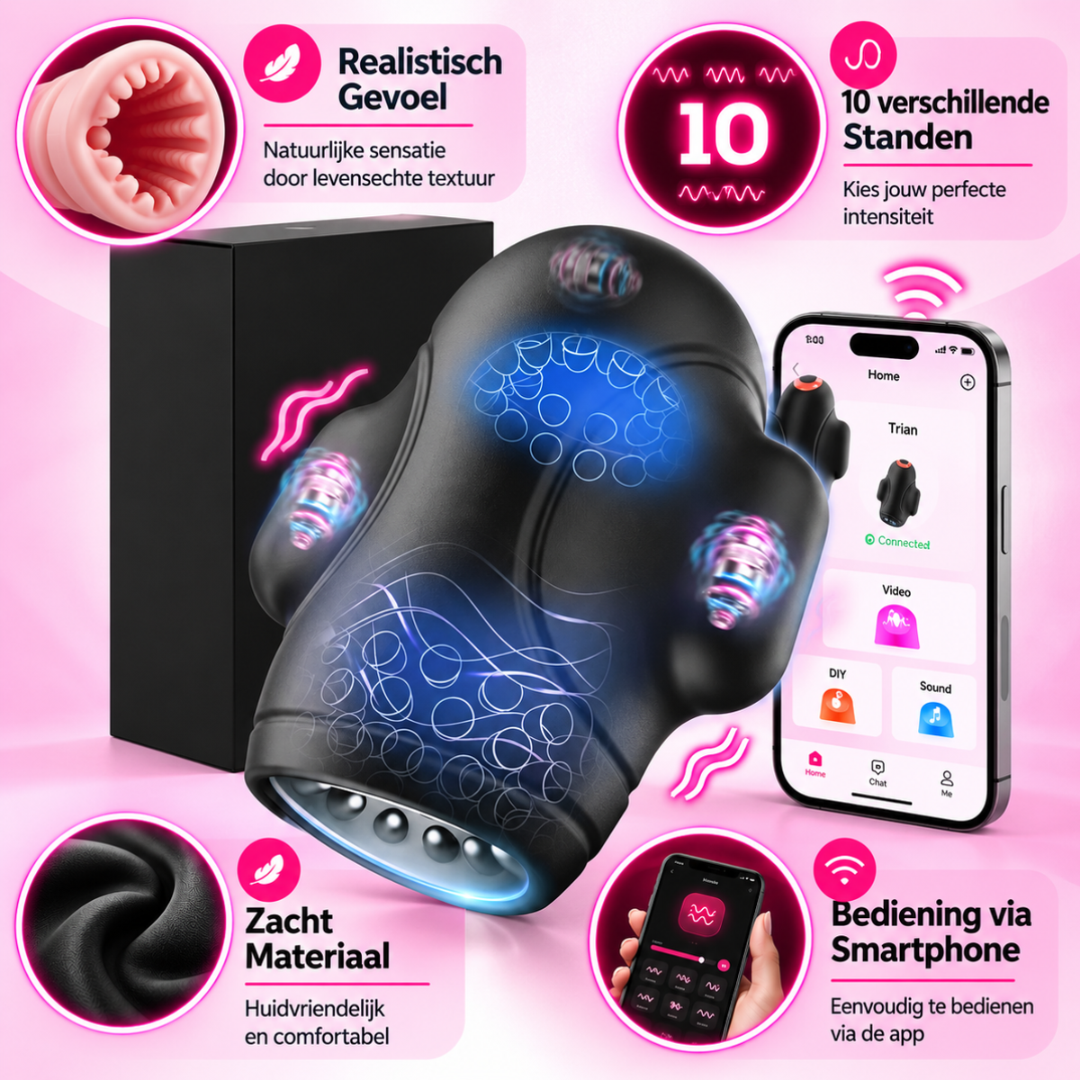 Krachtige Masturbator