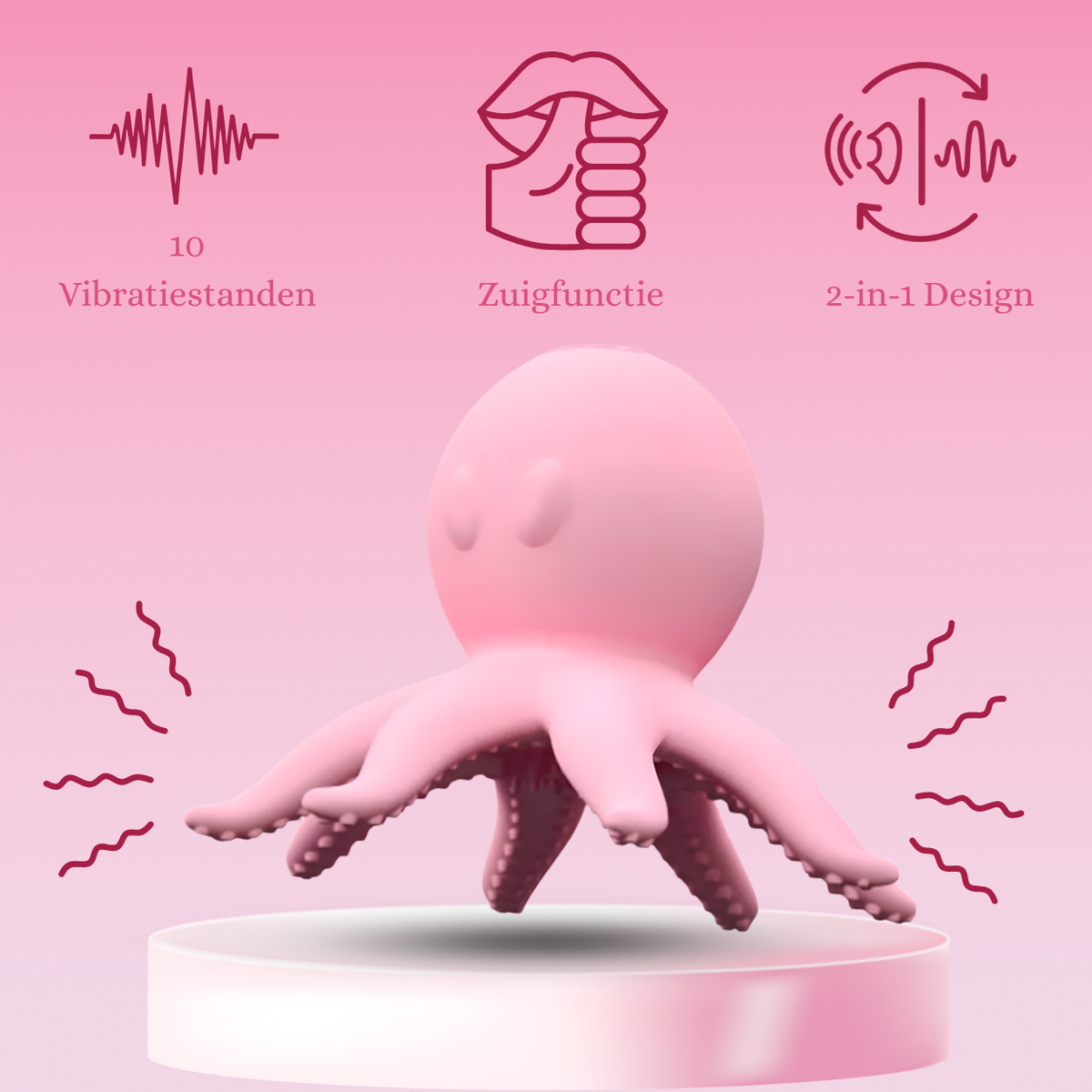G-Spot En Tepelvibrator Octopus