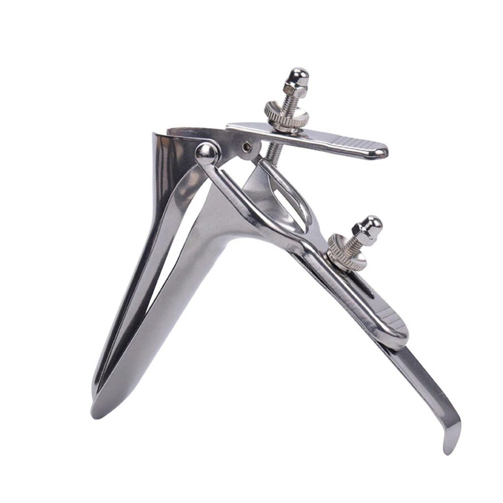 speculum, vagina spreider, vagina uitrekker, vaginale dilator, luxe RVS uitvoering, roestvrij staal, BDSM accessoires, SM speeltjes, medische rollenspellen, verstelbaar ontwerp, eenvoudig te reinigen, duurzaam materiaal.