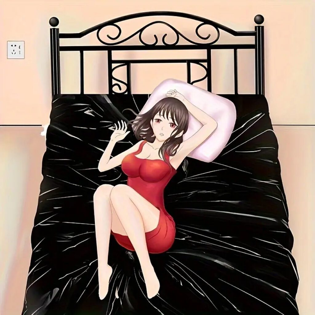bed laken waterafstotend,sekslaken, waterdicht latex laken, SM accessoires, BDSM speeltjes, luxe uitvoering, glijmiddel gebruik, matras bescherming, duurzaam materiaal, zachte textuur, grote afmetingen