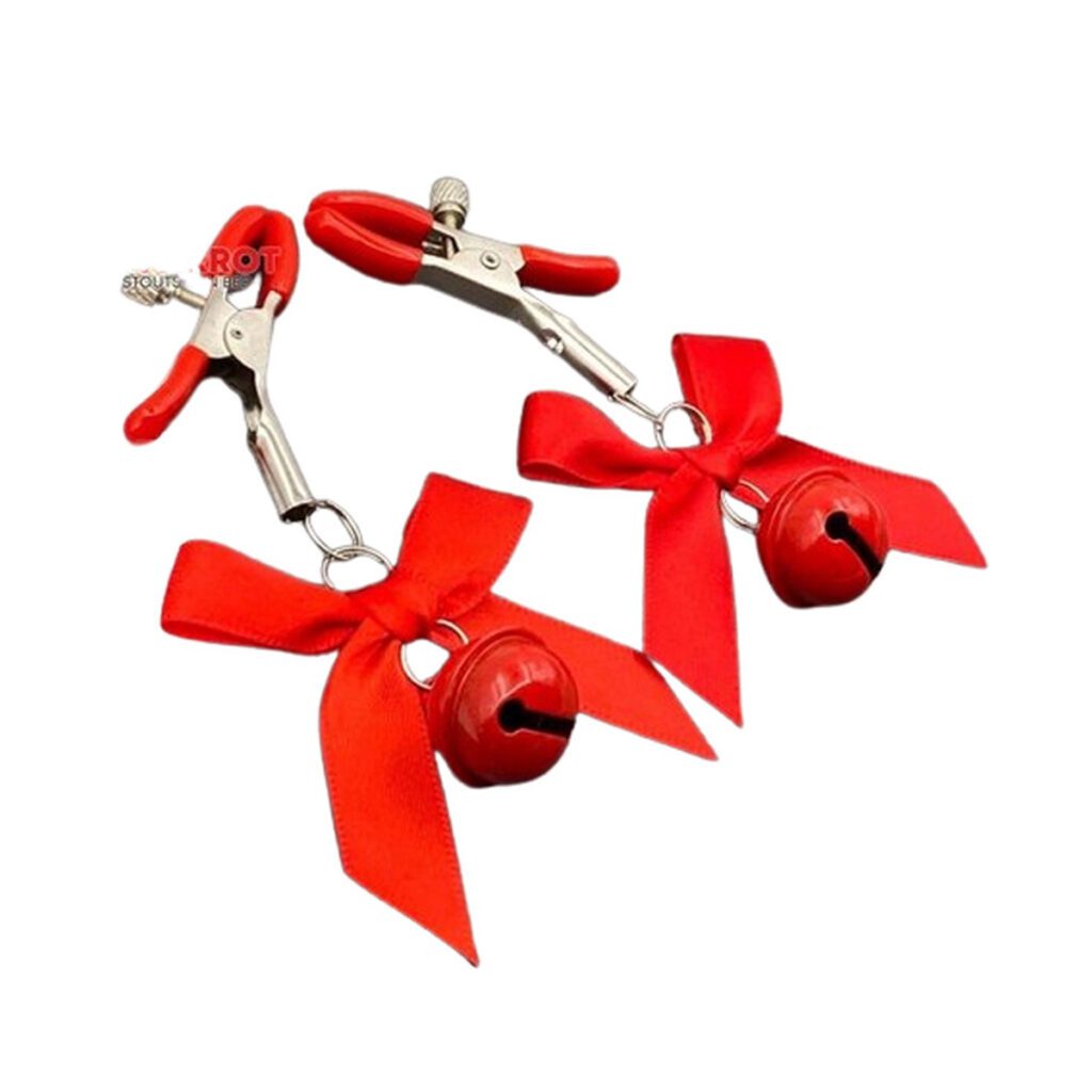 tepelklemmen, belletjes, luxe uitvoering, verstelbaar, SM accessoires, BDSM speeltjes, set van 2, zintuiglijke stimulatie, hoogwaardige kwaliteit, comfortabele pasvorm, intieme momenten.