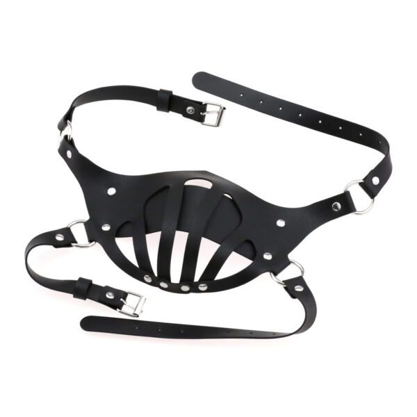 muilkorf, leer, SM, BDSM, seksmasker, verstelbaar, hoge kwaliteit, accessoire, rollenspel, erotisch