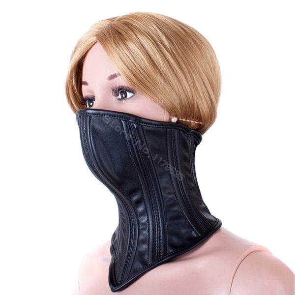 bdsm, choker, nek, harnas, masker, sm, luxe, verstelbaar, seks, sex-mask