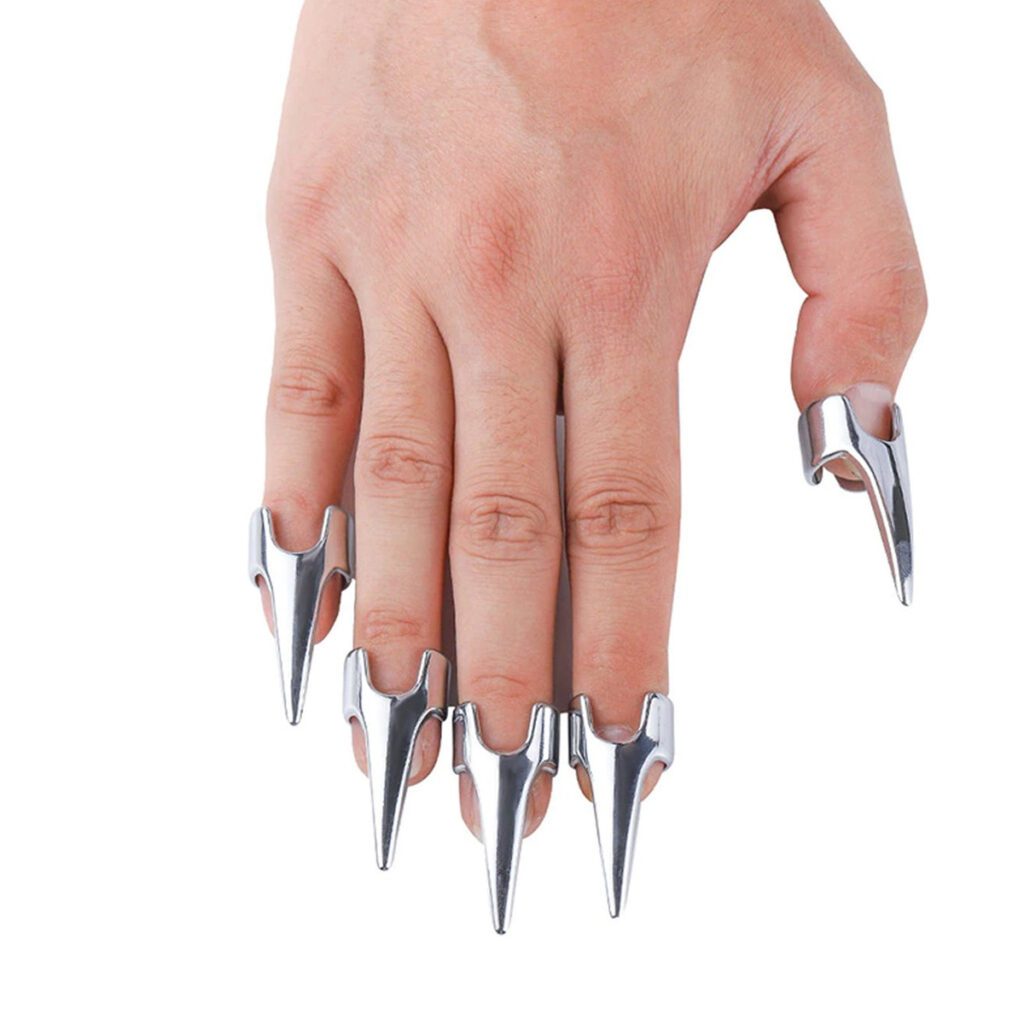 catnails, BDSM, SM, nagels, krassen, cat claw, set, 5 stuks, accessoire, rollenspel