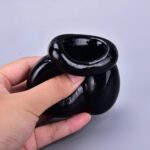 scrotum, stretcher, ballen, testikels, bondage, vertraagd klaarkomen, orgasme, kooi, penis, BDSM