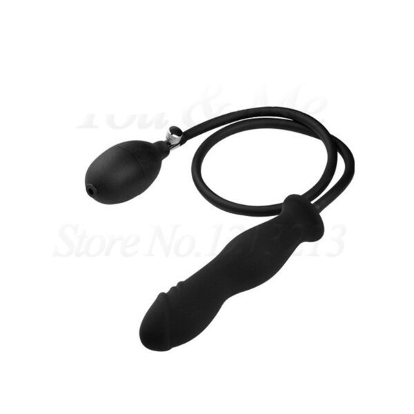 opblaasbare, dildo, anaal, plug, buttplug, penis, vorm, siliconen, opblaasbaar, vaginaal