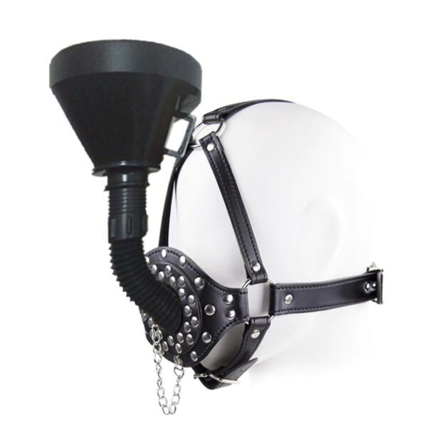 seks, masker, trechter, luxury, stud, extreme, bdsm, plas, sex, luxe, verstelbaar