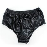 erotische, onderbroek, dildo, binnenzijde, unisex, leren look, maat, m, l, xl