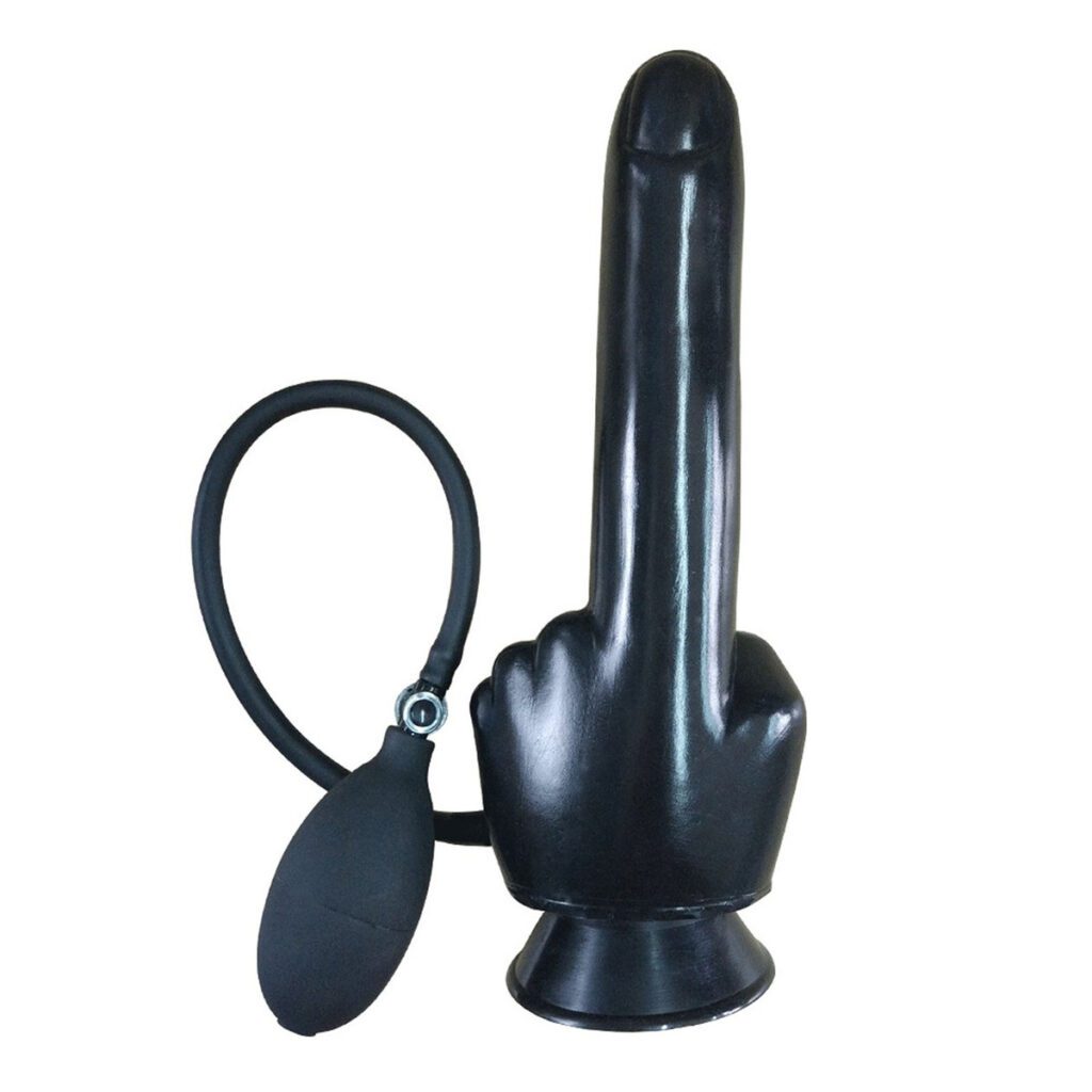 buttplug, opblaasbare buttplug, wijsvinger XXL, dilator, mega plug, grote kont plug, fetish speeltje, zuignap, latex, verstelbaar volume, RedParrotNL