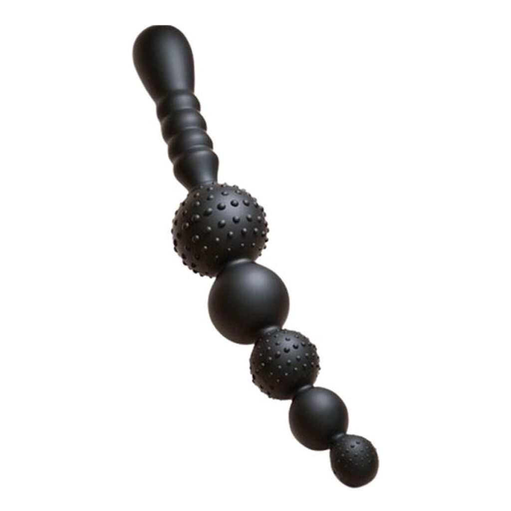 anale kralen, extra stimulans, vaginaal, anaalkralen plug, spikes, kleine en grote ballen, 20 cm inbrenglengte, mega XXL, siliconen materiaal, merkloos kwaliteit