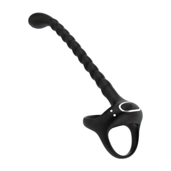 Anale Vibrator met Penisring en Scrotumring